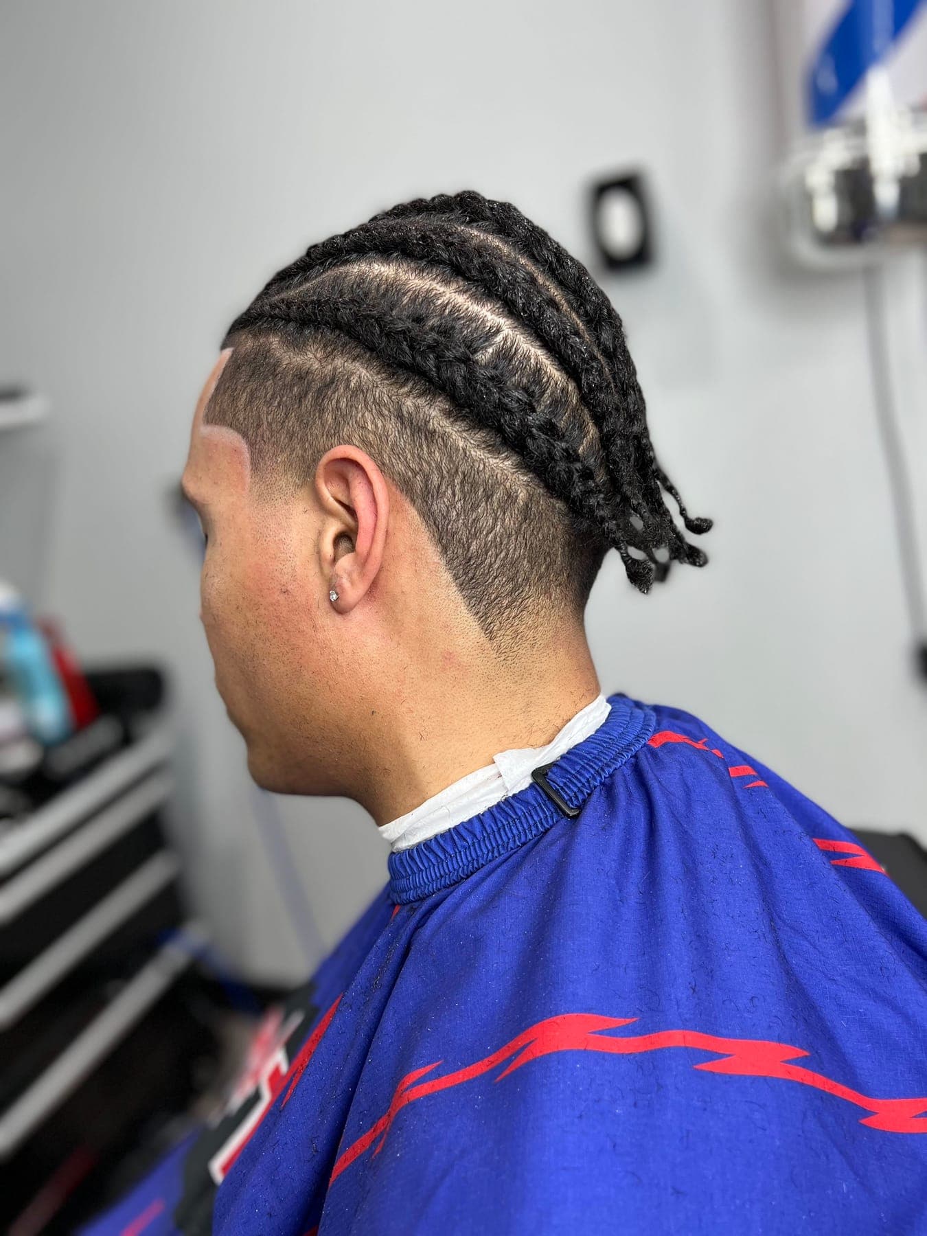 Braids with a clean fade